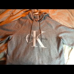 calvin klein short sleeve sweatshirt